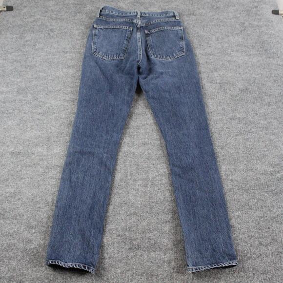 Agolde Jeans Womens 25 90s Pinch High Waist in Portrait Denim High Rise Blue - Picture 5 of 14